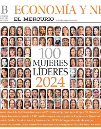 Tres socias de AME son reconocidas entre las 100 Mujeres Líderes 2024 de El Mercurio