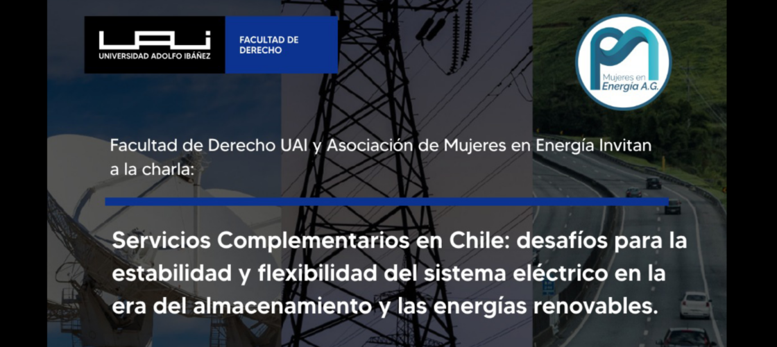 AME y la Universidad Adolfo Ibáñez convocan seminario sobre servicios complementarios del sistema eléctrico